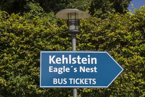 Estação de ônibus em Kehlstein, Obersalzberg, Alemanha, 2015 — Fotografia de Stock