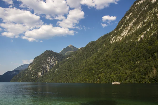 Koenigssee Gölü 2015 Berchtesgaden, Almanya, yakın — Stok fotoğraf