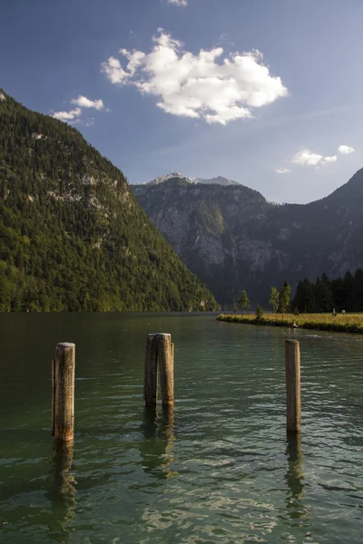 Lago Koenigssee cerca de Berchtesgaden, Alemania, 2015 —  Fotos de Stock