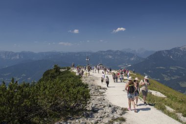 Çapraz Berchtesgaden, Almanya'da Kehlstein üstüne 2015 Zirvesi