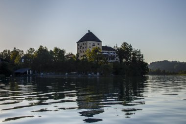 Fuschlsee Salzkammergut, Avusturya, 2015 yılında