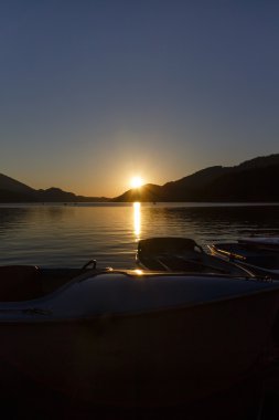Fuschlsee Salzkammergut, Avusturya, 2015 yılında