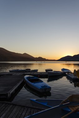 Fuschlsee Salzkammergut, Avusturya, 2015 yılında