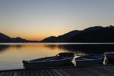 Fuschlsee Salzkammergut, Avusturya, 2015 yılında