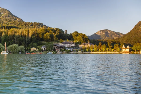 Fuschlsee in het Salzkammergut, Oostenrijk, 2015 — Stockfoto