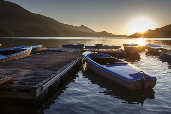 Fuschlsee Salzkammergut, Avusturya, 2015 yılında