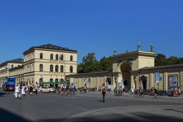 Odeonsplatz v Mnichově, Německo, 2015 — Stock fotografie