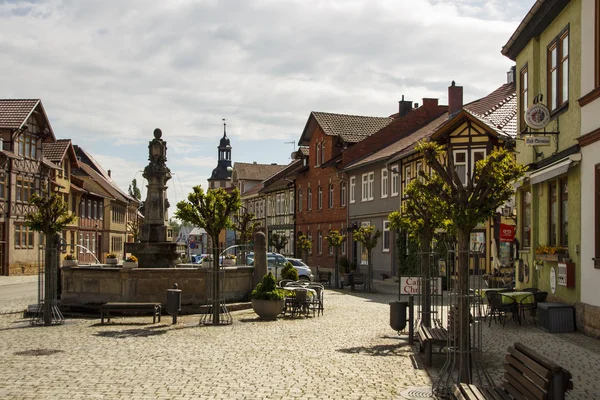 Внутренний город Roemhild, Германия, 2016 — стоковое фото