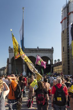 Münih, ORME G7 Zirvesi vesilesiyle gösteri