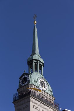 Münih, Almanya, St. Peter Kilisesi kule 2015