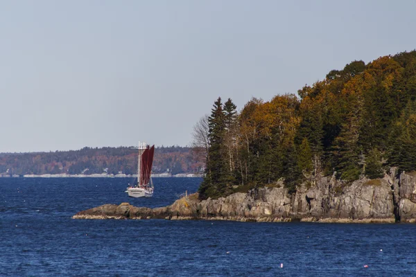 Veleros en Bar Harbor, Estados Unidos, 2015 —  Fotos de Stock