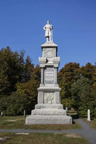Statue in Bar Harbor's Cementery, USA, 2015 — Stock Photo, Image