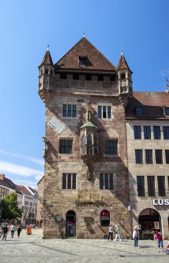 The Nassau House in Nuremberg, Germany, 2015 clipart