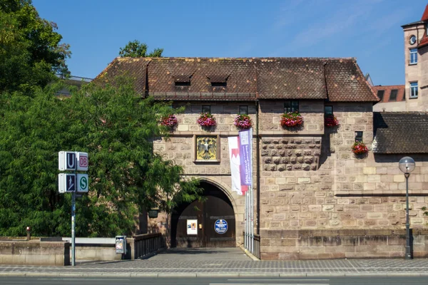 Patio de artesanos (Handwerkerhof) en Nuremberg, Alemania, 2015 — Foto de Stock