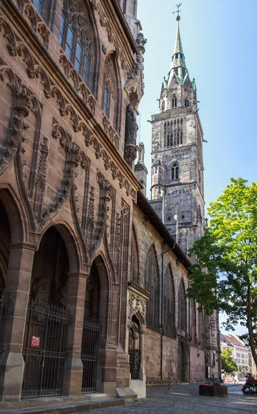 눼 른 베르크, 독일, 2015 세인트 로렌스 교회 — 스톡 사진