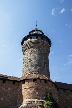 Nuremberg Kalesi ve Sinwell Kulesi, Almanya, 2015