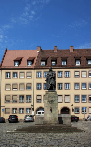 Albrecht Duerer monumento em Nuremberga, Alemanha, 2015 — Fotografia de Stock