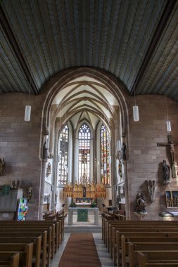 Nuremberg, Almanya, 2015 yılında St. Jakobskirche (St. James Kilisesi)