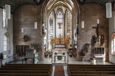 Nuremberg, Almanya, 2015 yılında St. Jakobskirche (St. James Kilisesi)