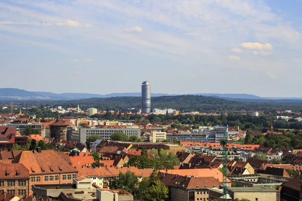View on Nuremberg from the Imperial Castle, Germany, 2015 — Stock Photo, Image