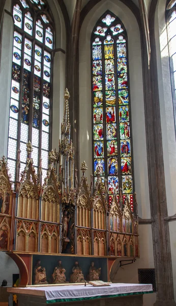 Nuremberg, Almanya, 2015 yılında St. Jakobskirche (St. James Kilisesi) — Stok fotoğraf