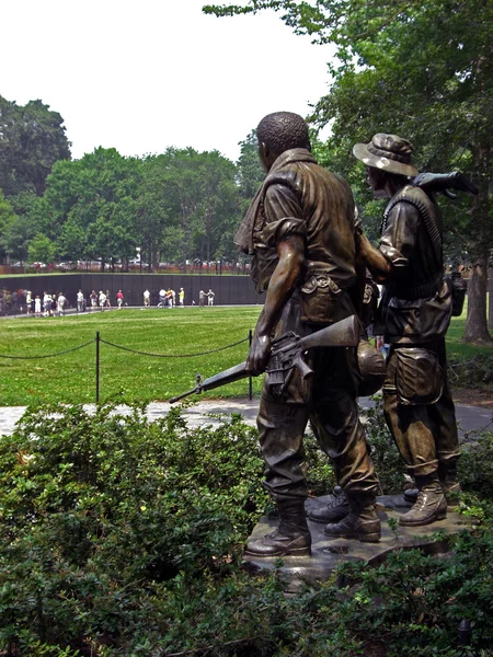 Vietnam Veterans Memorial in Washington D.C. from the distance, USA, 2008 — Stock Photo, Image