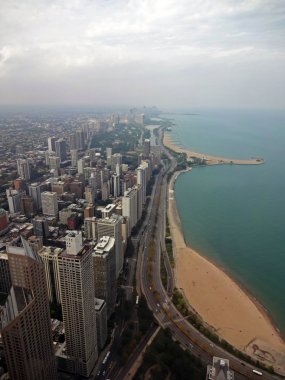 Lake Michigan, ABD, 2013 Chicago'da Beach