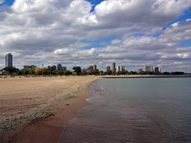 Lake Michigan, ABD, 2013 Chicago'da Beach