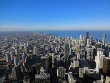 Chicago ve Willis Tower, 2013 Michigan Gölü