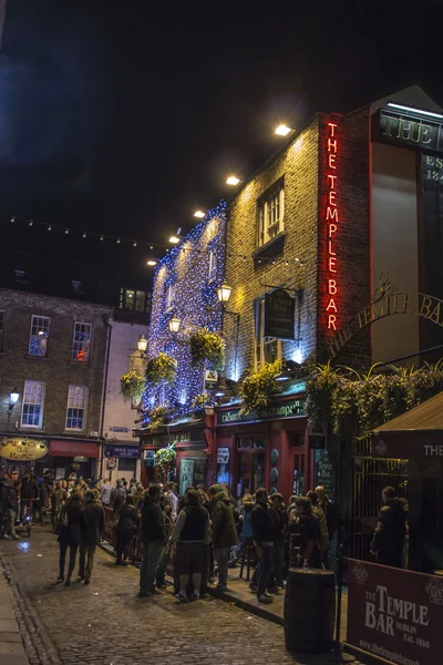 Temple Bar w Dublinie, 2015 — Zdjęcie stockowe