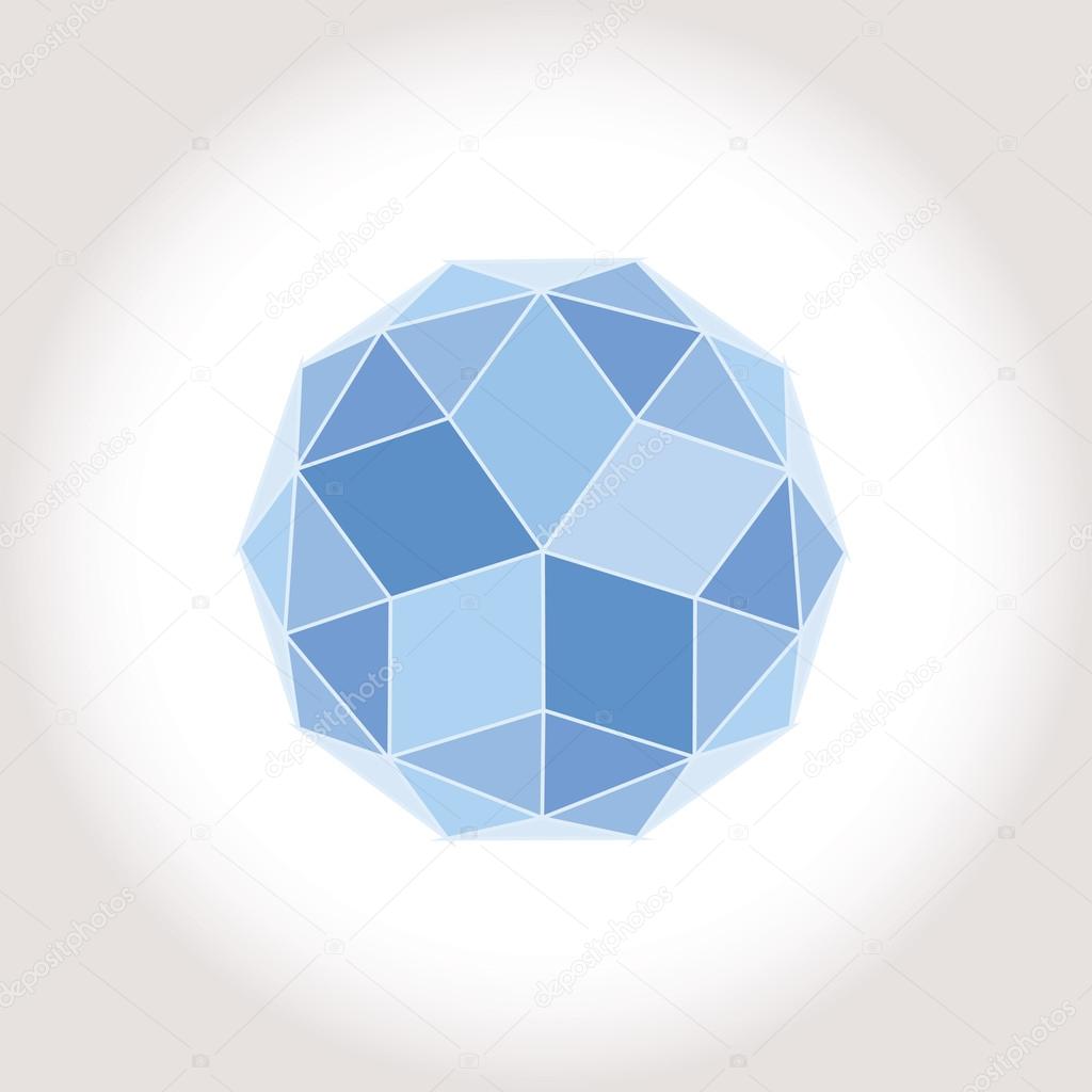 Shere Sphere Blue Star logotype icon