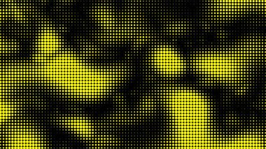 Renkli nokta dizisi arkaplanı izole edildi. Lekelerden dolayı deniz dalgası kamuflajı. Sunum ve pankart için soyut vektör katmanı.