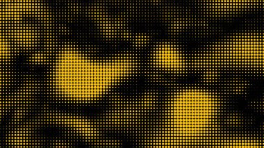 Renkli nokta dizisi arkaplanı izole edildi. Lekelerden dolayı deniz dalgası kamuflajı. Sunum ve pankart için soyut vektör katmanı.