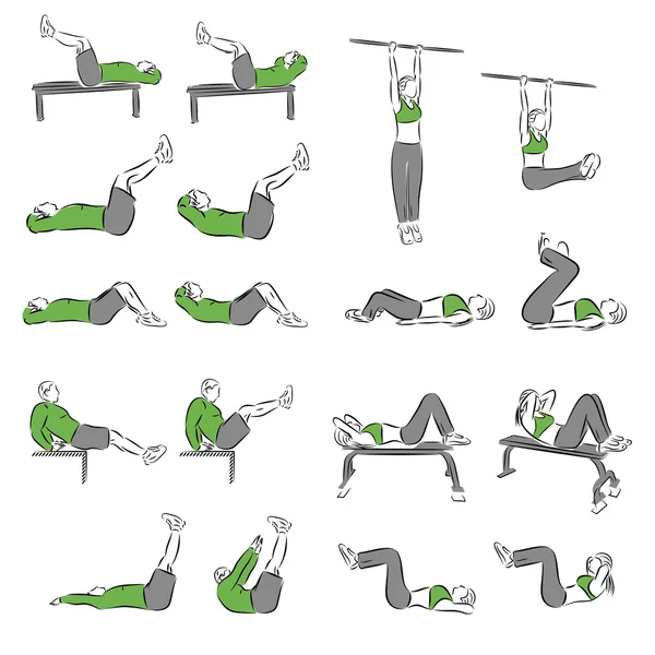 Sistematik vücut geliştirme egzersizleri kümesi