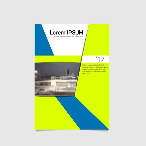 Broşür afiş tasarım şablonu. Broşür kapak sunu düz arka plan