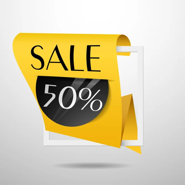 Satış banner şablon tasarımı. Etiket vektör.