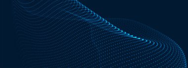 Dinamik ışık dalgalı soyut vektör arkaplanı. Çoklu parlak noktalar pürüzsüz dalgalar oluşturur. Işık, derinlik ve zarafet hissi yaratır. Geleceğin 3 boyutlu nokta dalgası.