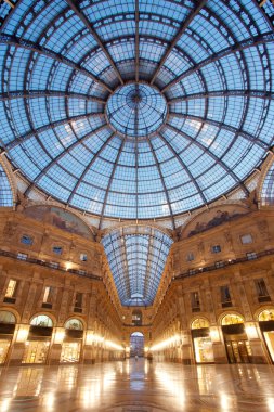 Milan, Italy: Galleria Vittorio Emanuele II clipart