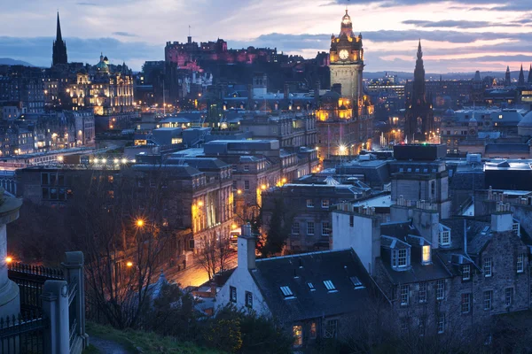 Edimburgo centro de la ciudad en Escocia —  Fotos de Stock