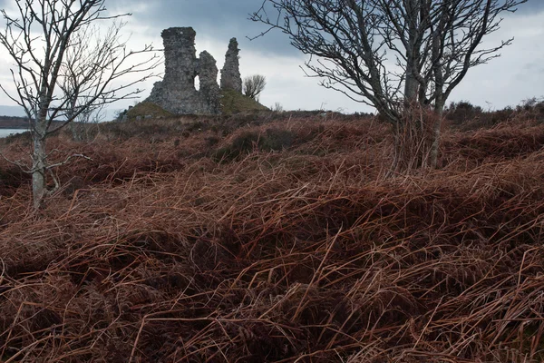 Castillo de Dunakin, Kyleakin — Foto de Stock