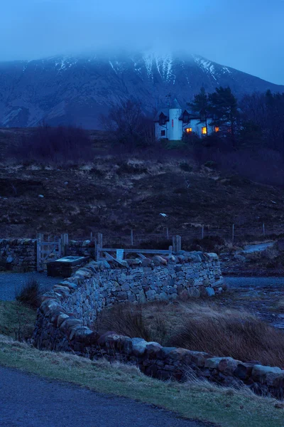 Sligachan ao entardecer — Fotografia de Stock