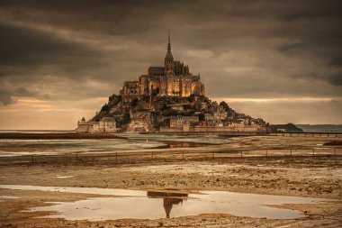 Mont St. Michel, France clipart
