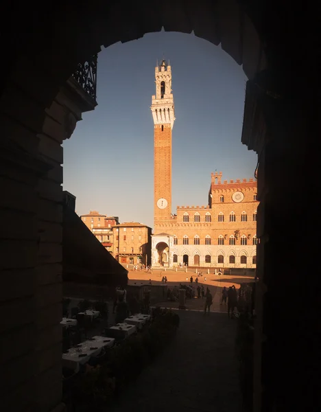 Siena, Toskana, İtalya — Stok fotoğraf