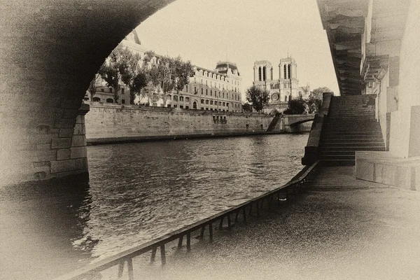 Paris, cattedrale di notre dame — Foto Stock