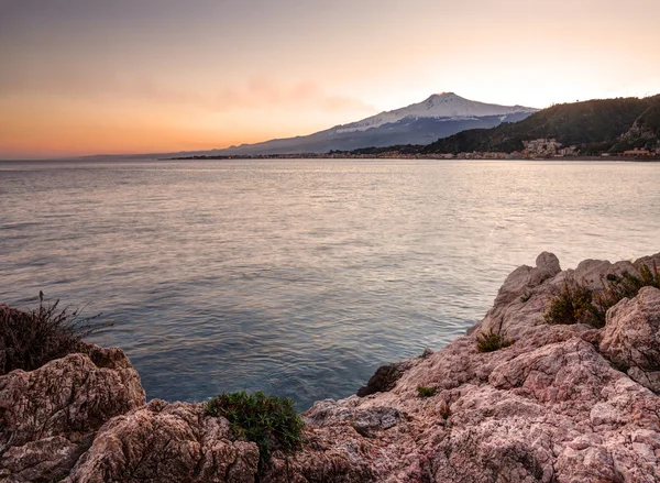 Etna monte de taormina — Foto de Stock