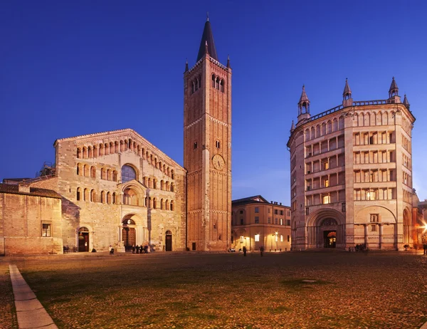 Parma al atardecer, Italia — Foto de Stock