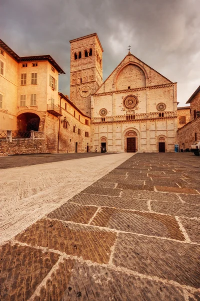 Церковь Ассизи, Италия — стоковое фото