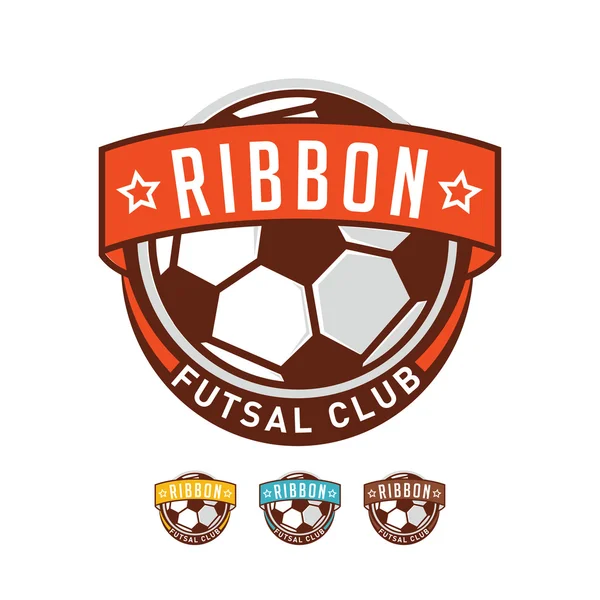 Futbol kulübü logosu rozeti — Stok Vektör