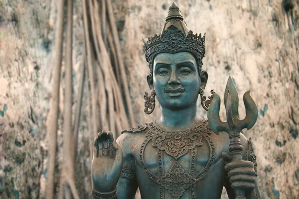 Imagem de Buda e lugar da religião arte, Chiang Mai, Tailândia — Fotografia de Stock