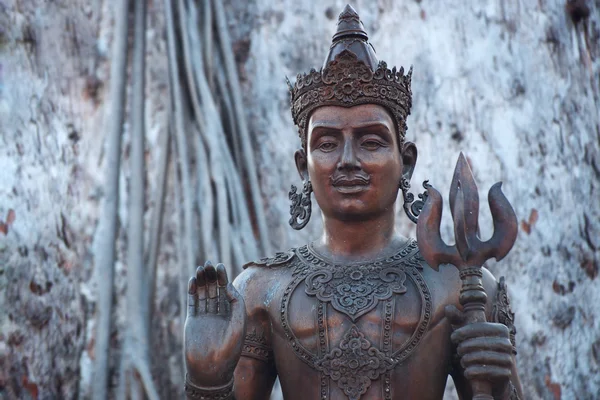 Buda resim ve yer din sanat, Chiang Mai, Tayland — Stok fotoğraf